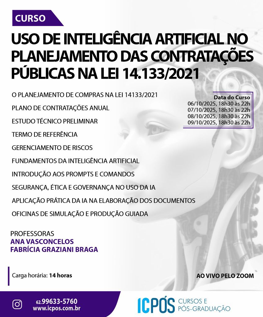 Uso de Inteligência Artificial no Planejamento das Contratações Públicas na Lei 14.133/2021