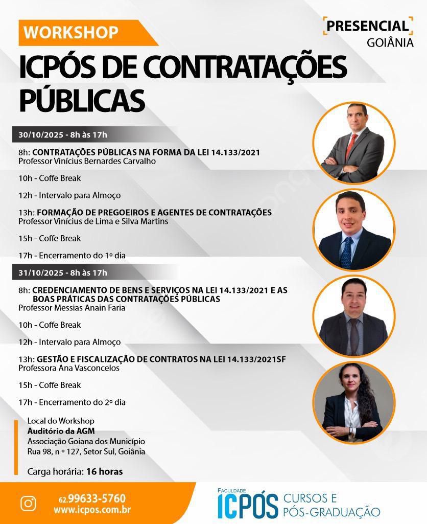 Workshop Icpós De Contratações Públicas